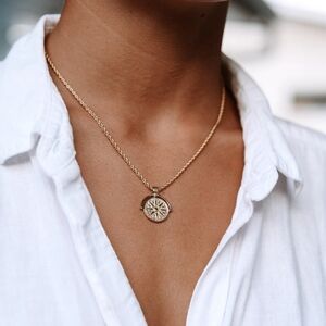 Atolea "Golden Sun" Necklace